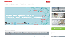 Desktop Screenshot of euralarm.org